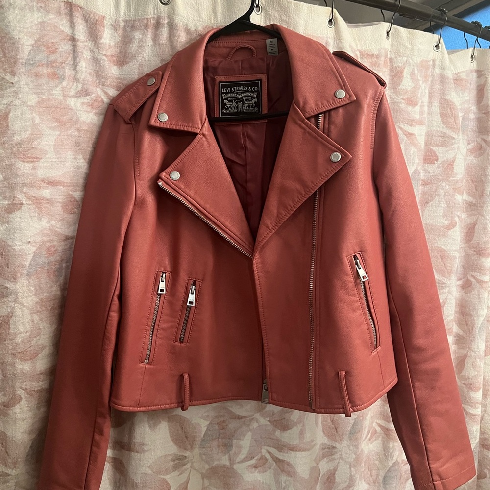 Levi leather jacket. Never worn. New without tags